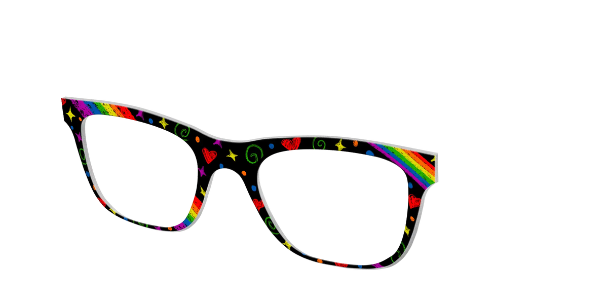The Rainbow Chalk Doodles