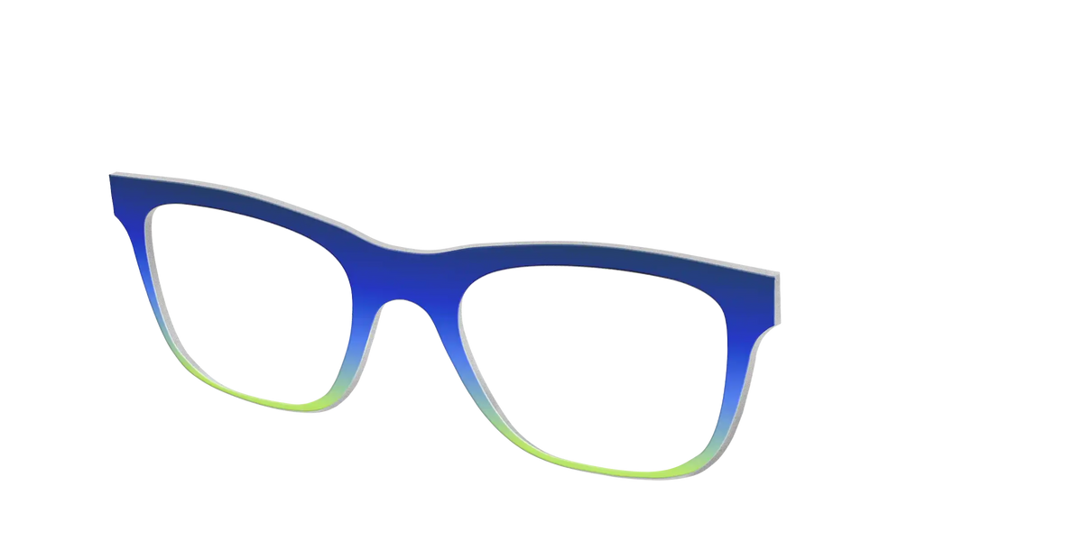 The Sapphire to Chartreuse Gradient