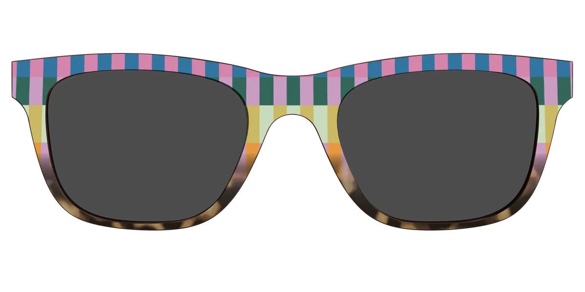 The Polarized Summer Stripes Tortoise Sun Top