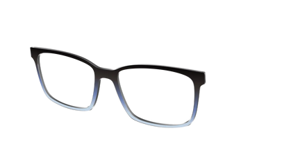 The Black to Icy Cyan Gradient