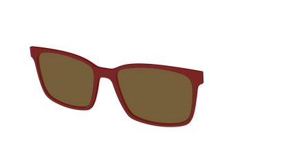 The Polarized Burgundy Sun Top