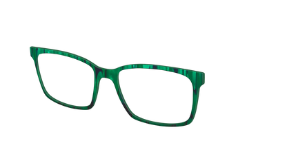 The Emerald Moire Stripes