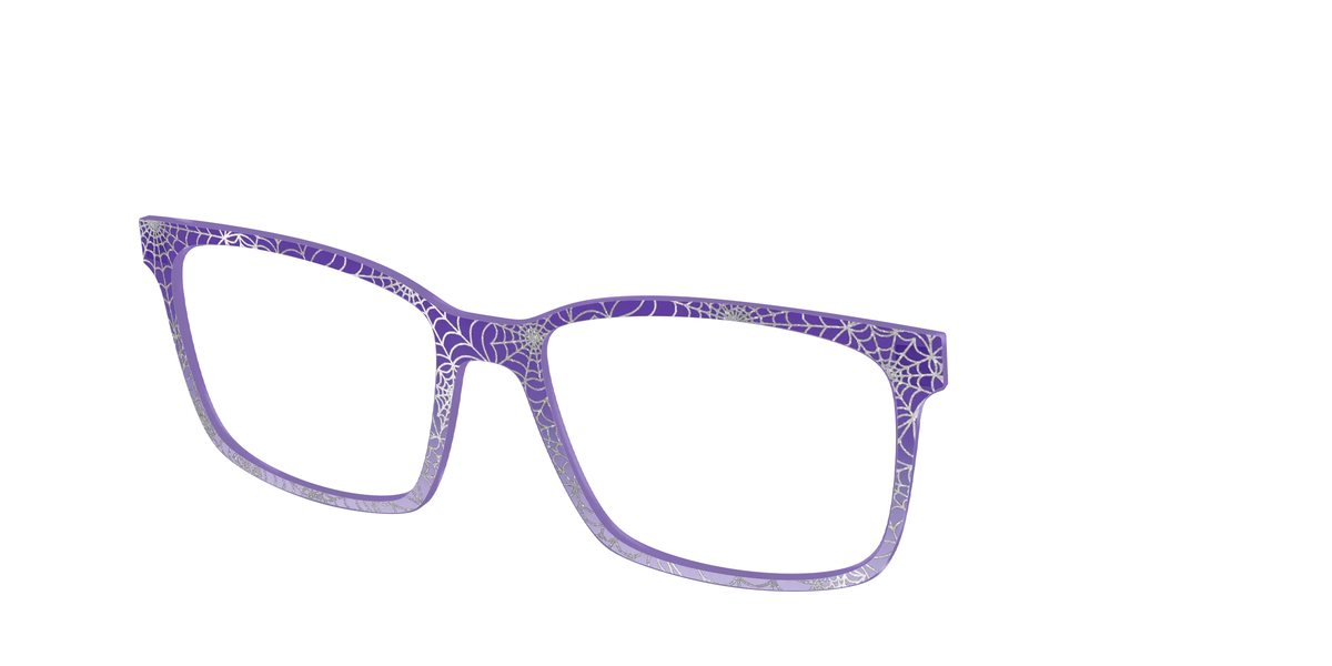 The Holographic Purple Webbed Crystal