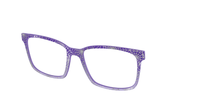 The Holographic Purple Webbed Crystal