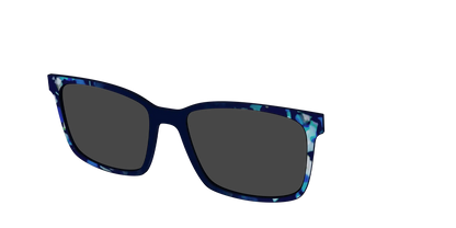 The Polarized Indigo Tortoise Sun Top