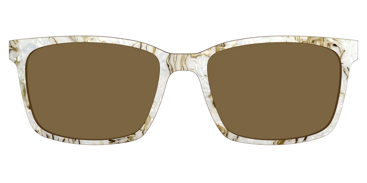 The Polarized Ivory Sand Pearl Shell Sun Top