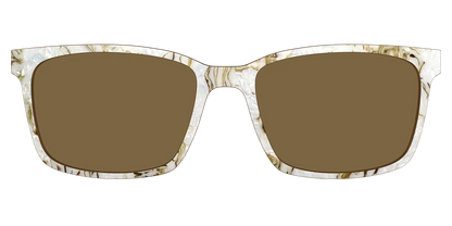 The Polarized Ivory Sand Pearl Shell Sun Top