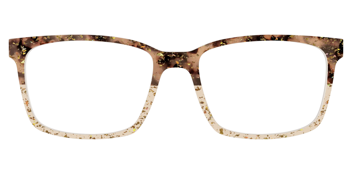 The Khaki Tortoise Crystal Split with Gold Flakes