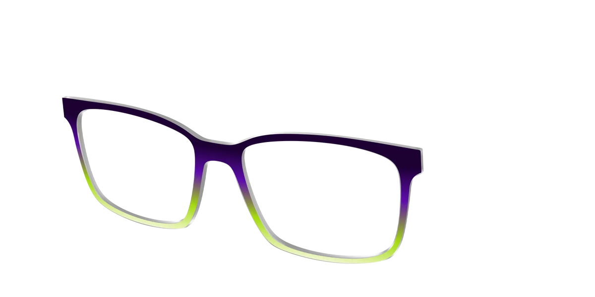 The Midnight to Electric Lime Gradient