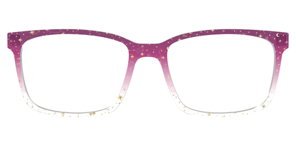 The Pink Ombre Gold Foil Crystal