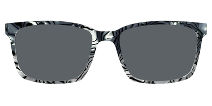 The Polarized Zebra Pearl Split Sun Top