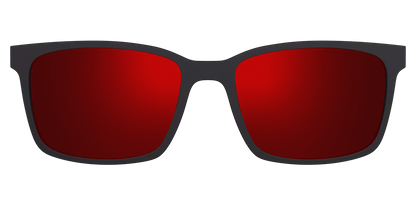 The Polarized Red Reflective Sun Top