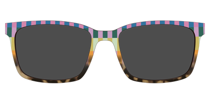 The Polarized Summer Stripes Tortoise Sun Top