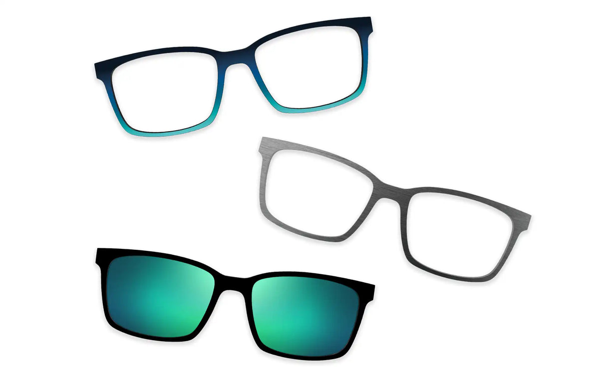 Teal Pearlized Metal - Set