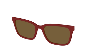 The Polarized Burgundy Sun Top