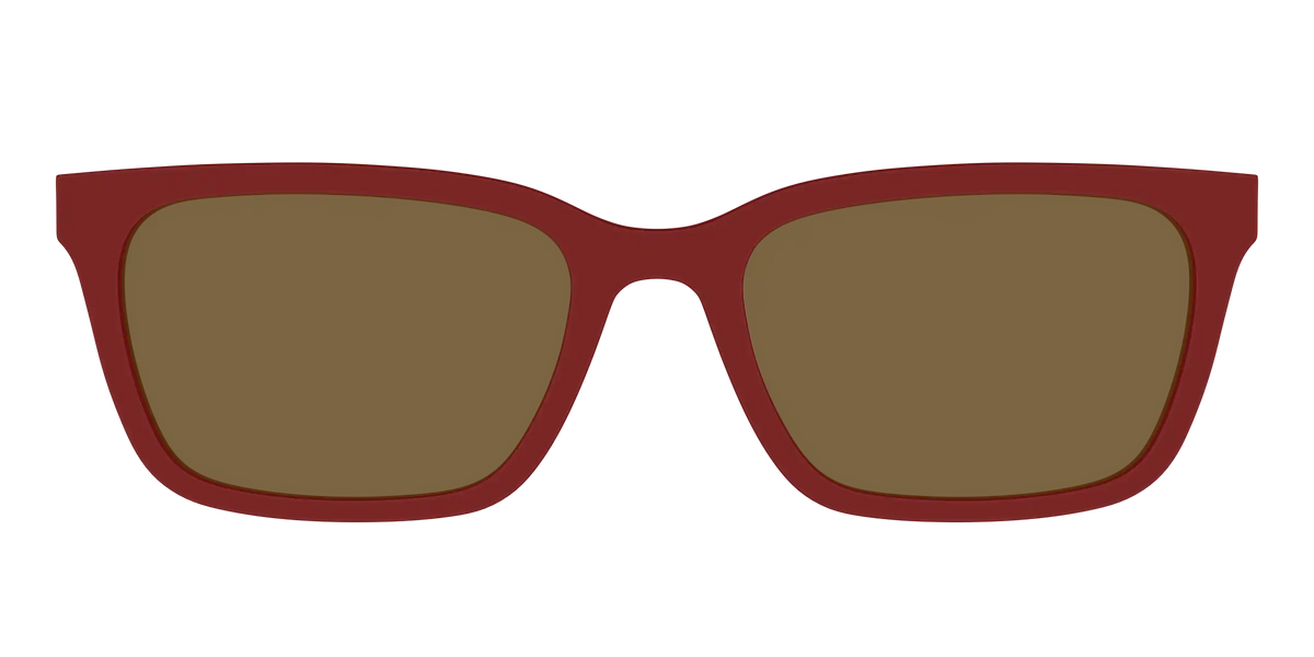 The Polarized Burgundy Sun Top