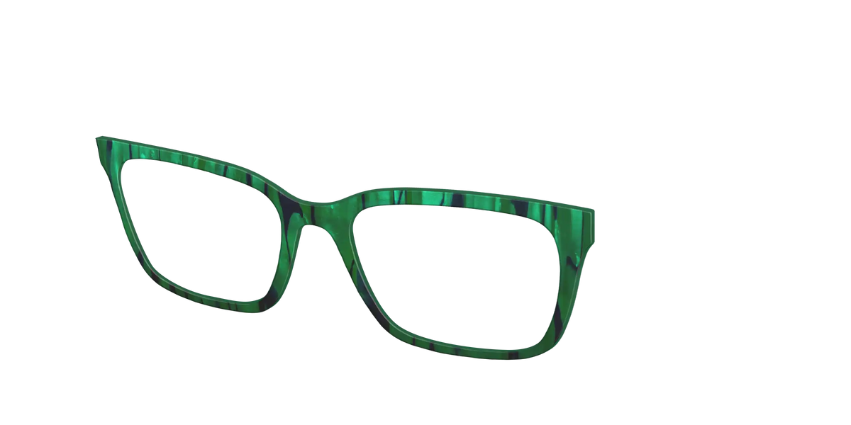 The Emerald Moire Stripes