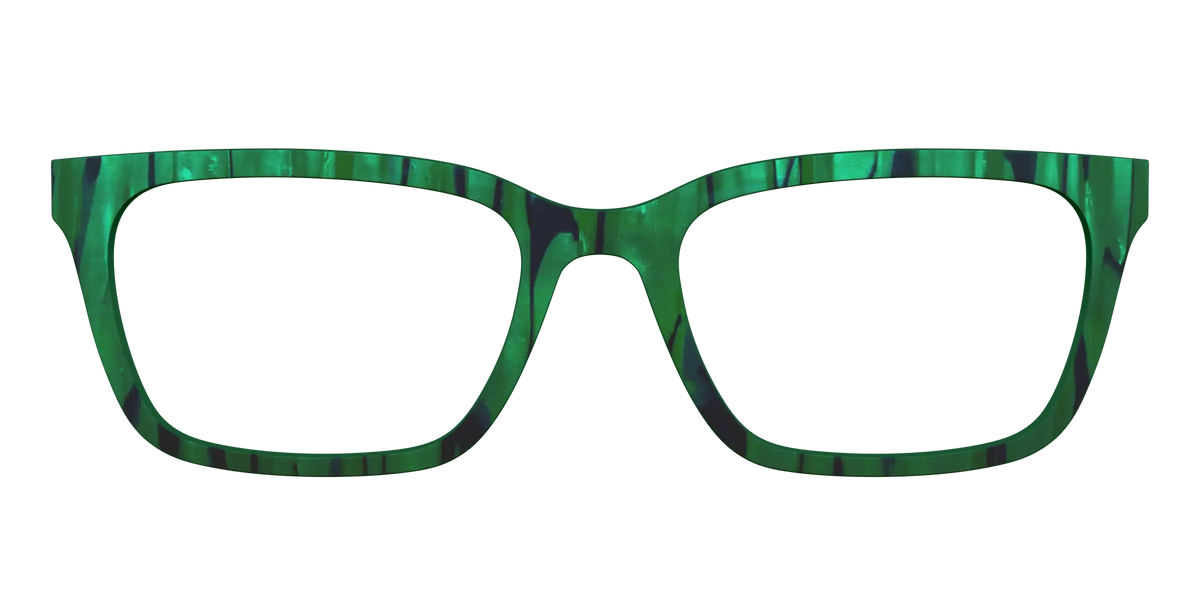The Emerald Moire Stripes