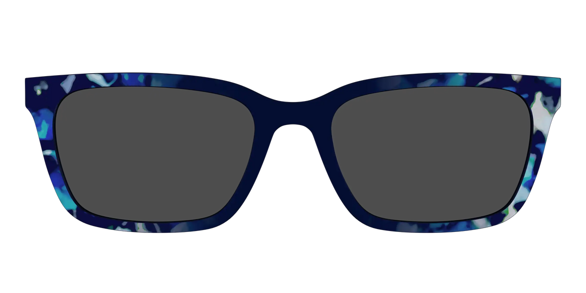 The Polarized Indigo Tortoise Sun Top