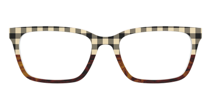The Ivory Plaid Wood Split