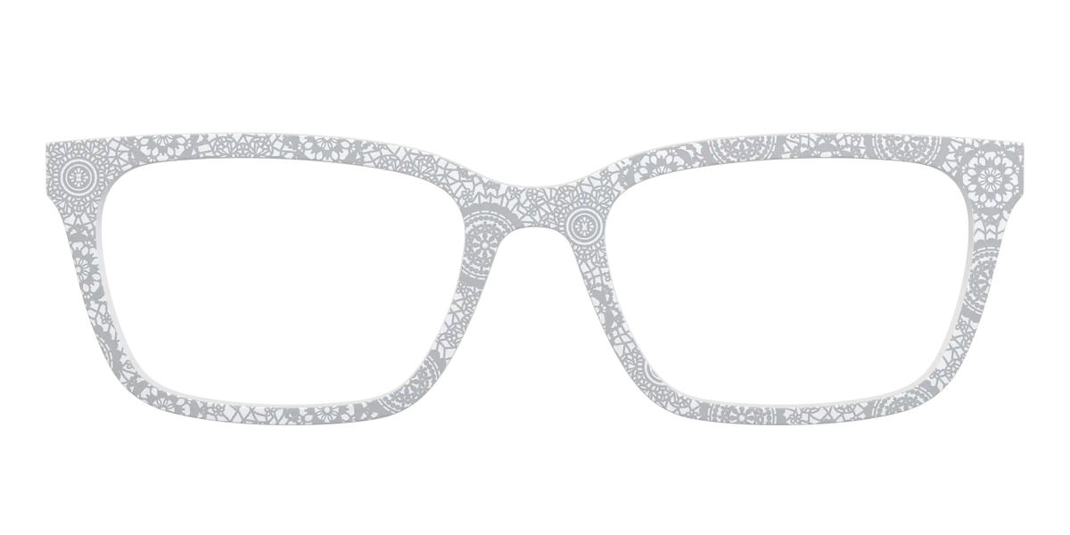 The Pale Gray Medallion Lace