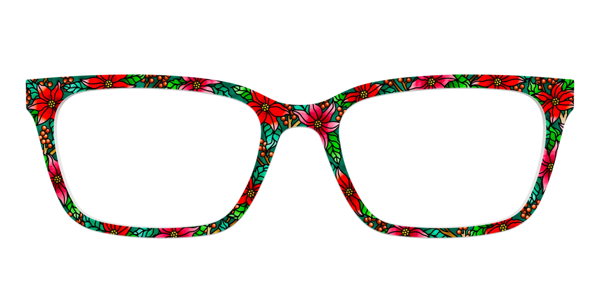 The Poinsettia Stained Glass