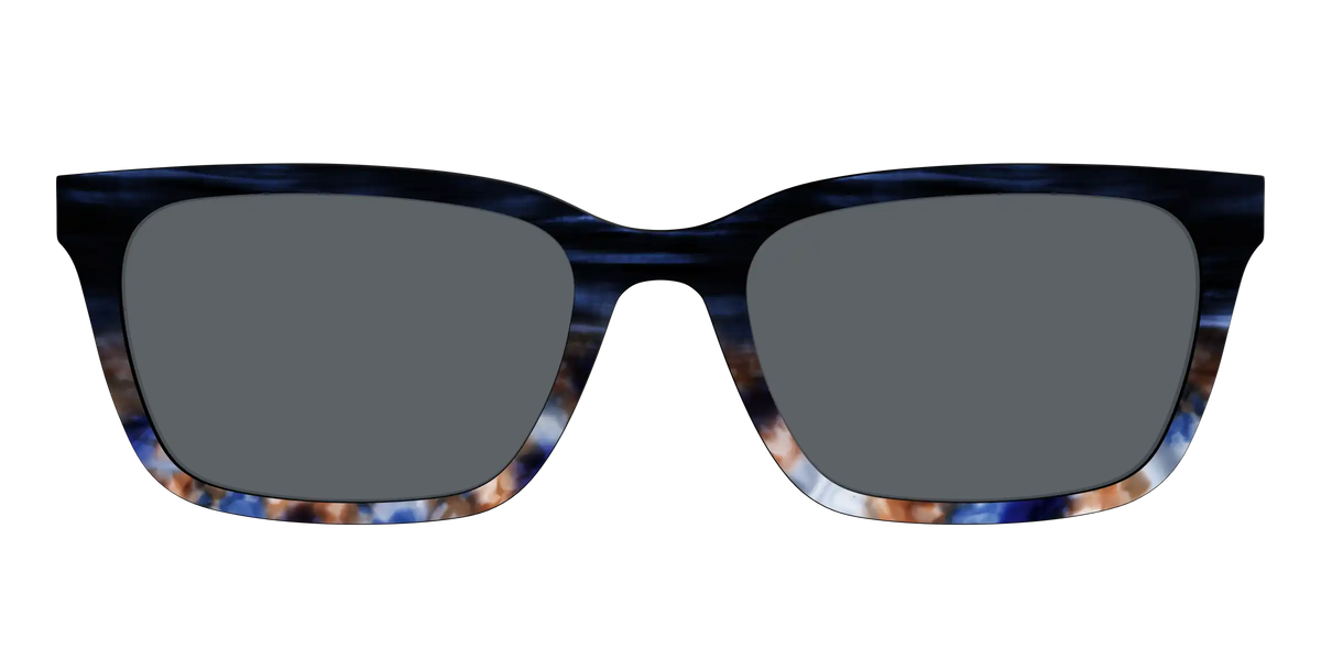 The Polarized Blue Horn Tortoise Sun Top
