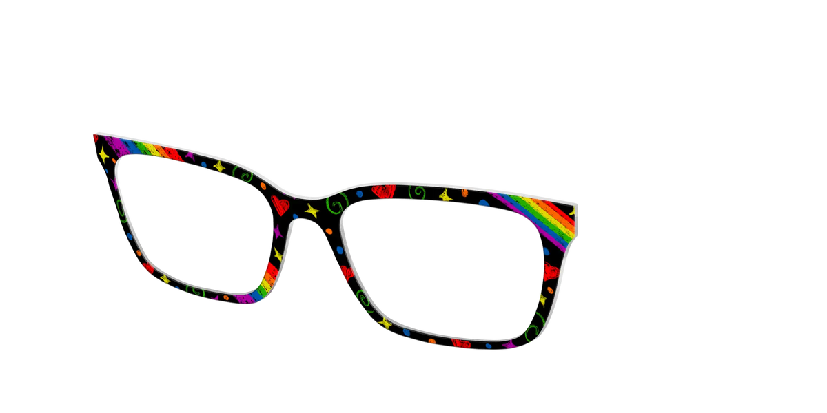 The Rainbow Chalk Doodles