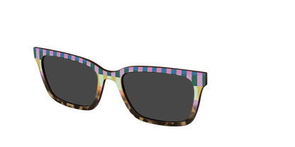 The Polarized Summer Stripes Tortoise Sun Top