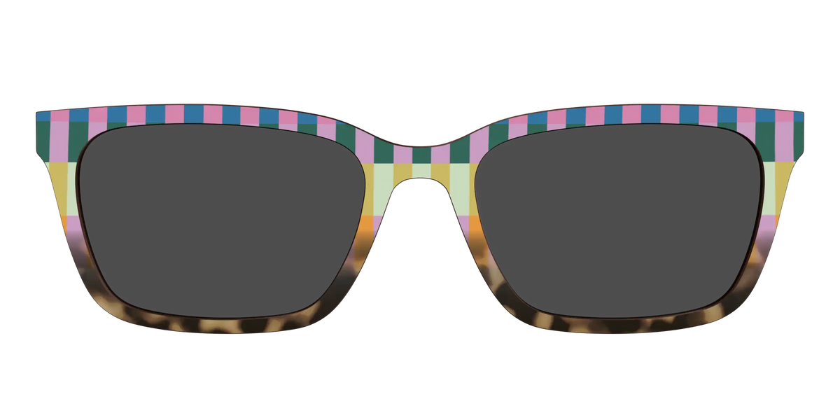 The Polarized Summer Stripes Tortoise Sun Top