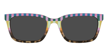 The Polarized Summer Stripes Tortoise Sun Top