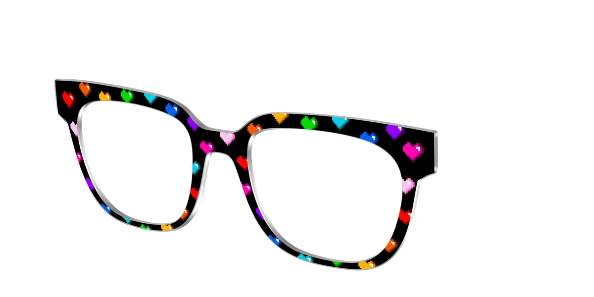 The 8-Bit Rainbow Hearts