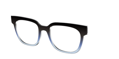 The Black to Icy Cyan Gradient