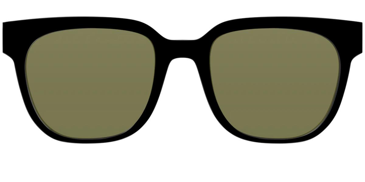 The Black with Green Racquet Sport lens
