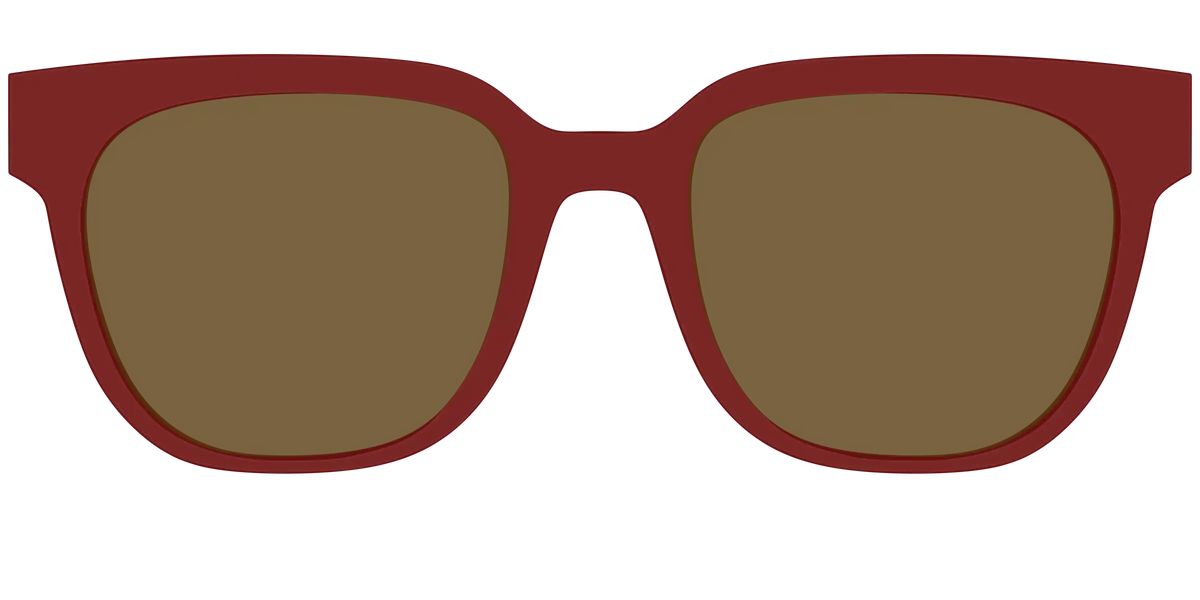 The Polarized Burgundy Sun Top