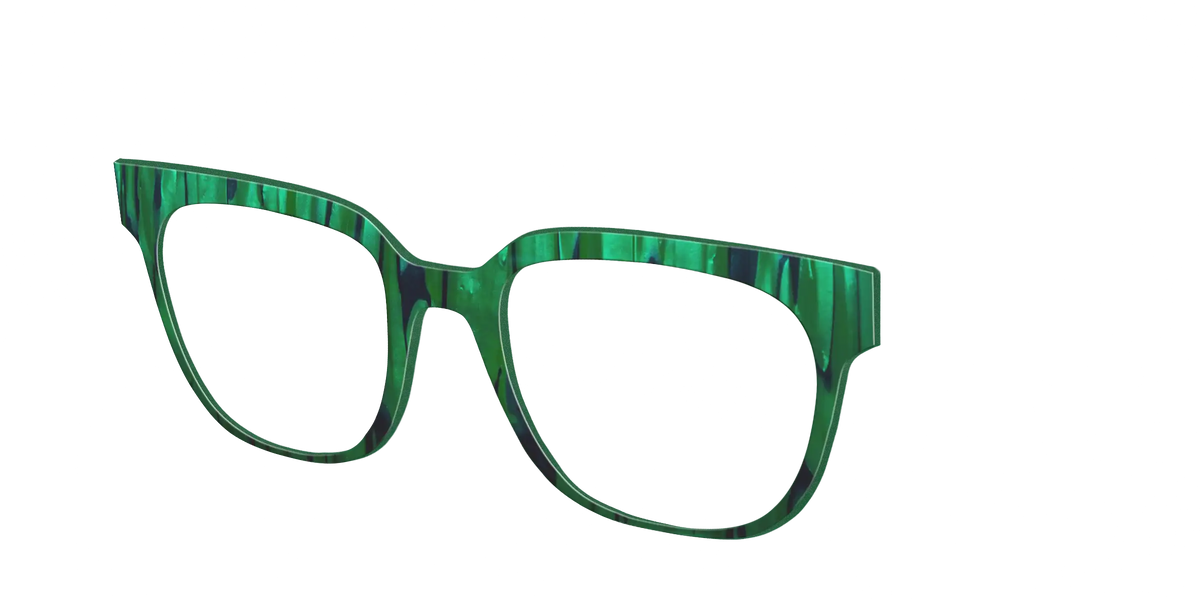 The Emerald Moire Stripes