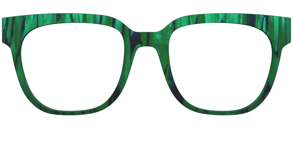 The Emerald Moire Stripes