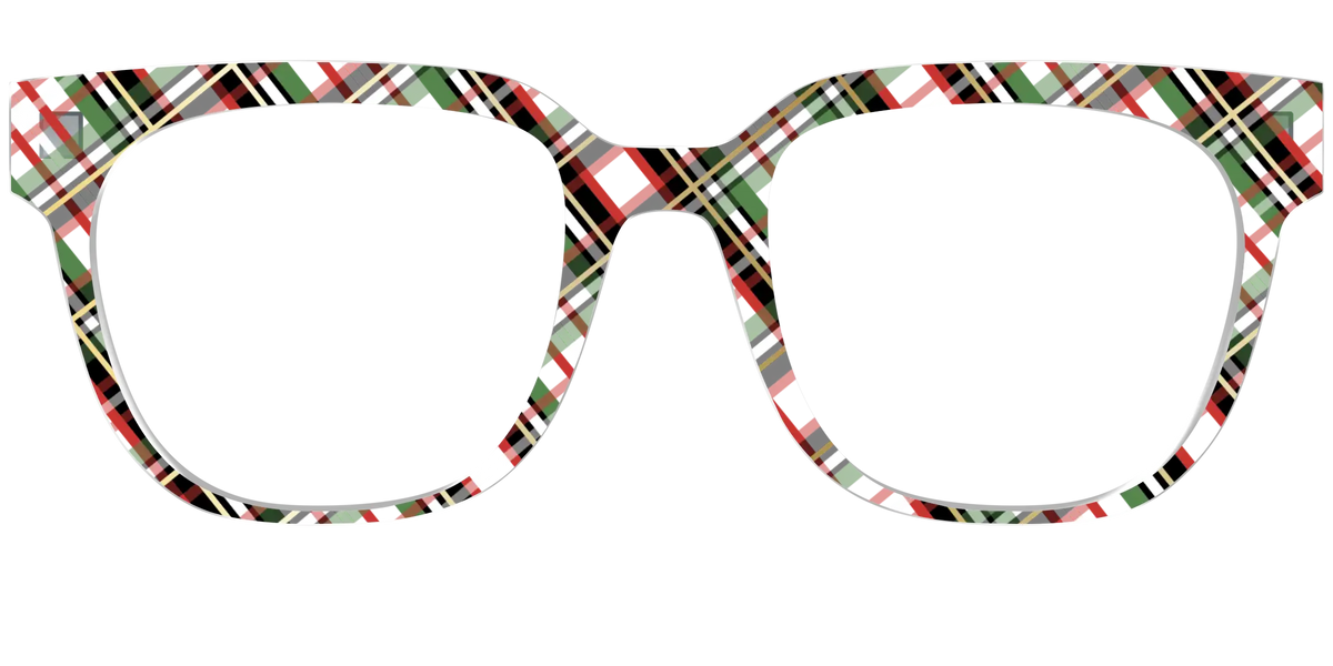 The Evergreen Plaid with Foil Crystal