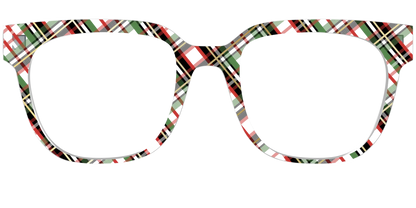 The Evergreen Plaid with Foil Crystal