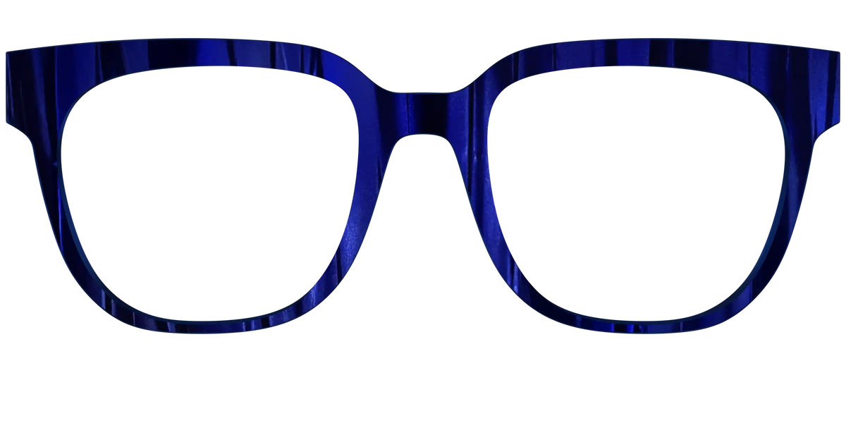 The Indigo Moire Stripes