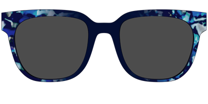 The Polarized Indigo Tortoise Sun Top