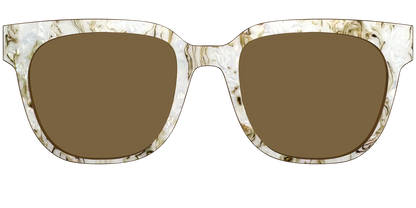 The Polarized Ivory Sand Pearl Shell Sun Top