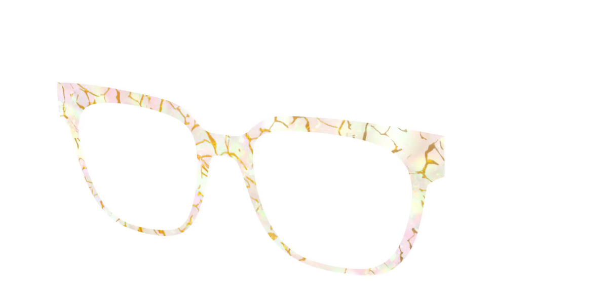 The Opalescent Pearl with Gold Streaks