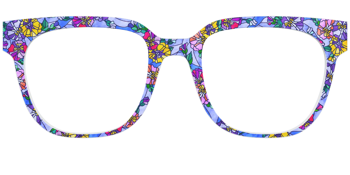The Pansy Stained Glass