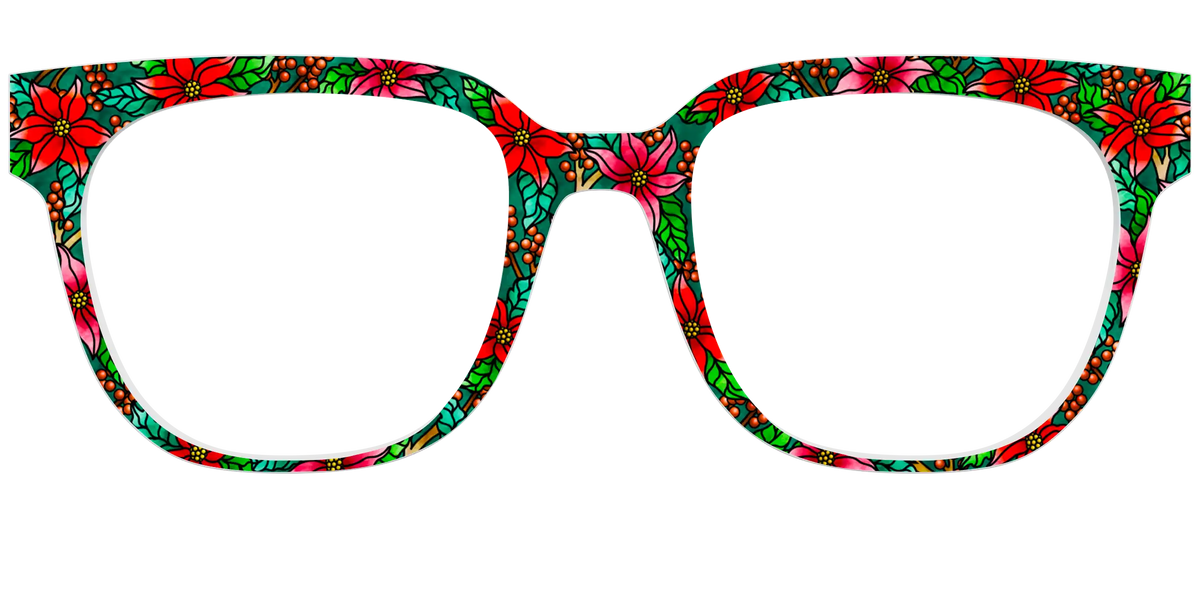 The Poinsettia Stained Glass