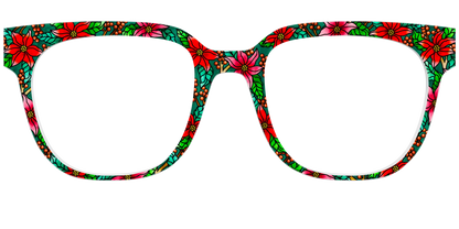 The Poinsettia Stained Glass