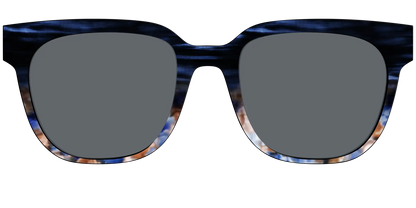 The Polarized Blue Horn Tortoise Sun Top