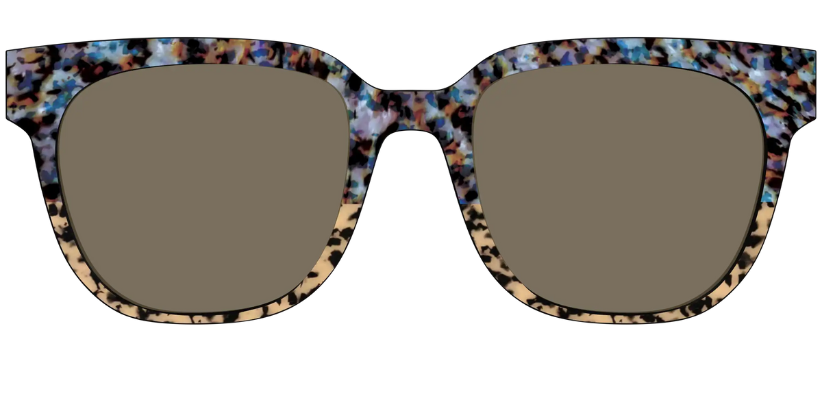 The Polarized Oasis Tortoise Split Sun Top