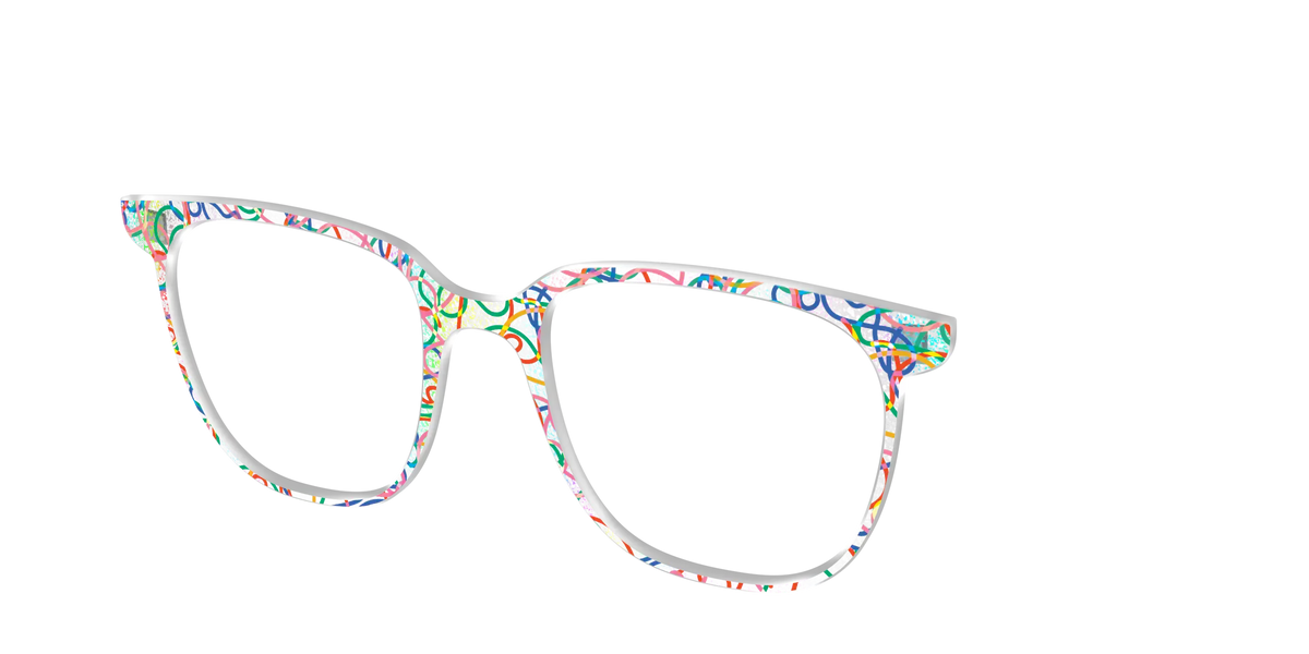 The Celebration Streamers Holographic Crystal