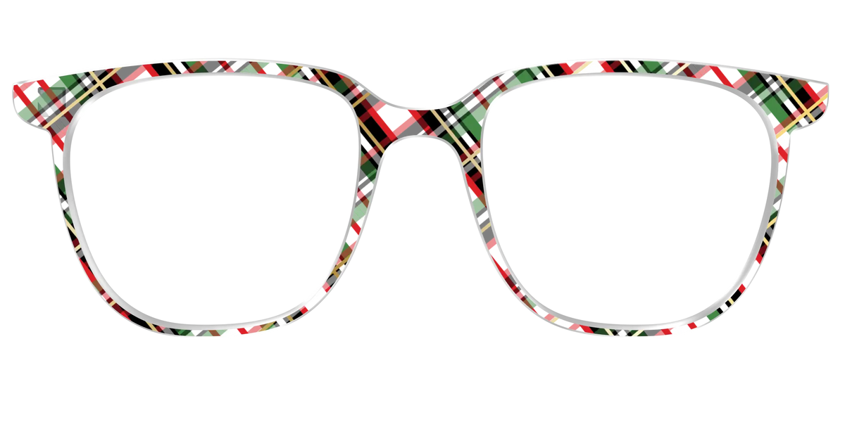 The Evergreen Plaid with Foil Crystal